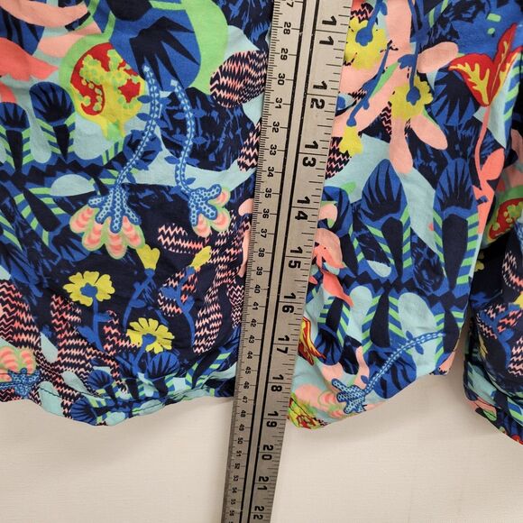 Nike Electric Men's Size XL Floral Icon 7" Swim Shorts Blue Green - Picture 8 of 13